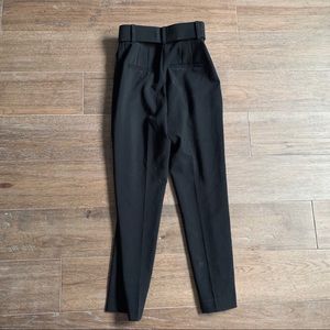Zara Pants - Zara High-Waisted Belted Pants (Black) Zara Pants - Zara High-Waisted Belted Pants (Black)
